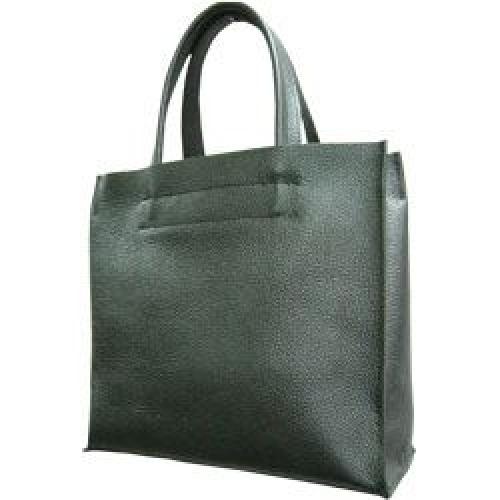 Женская черная сумка натуральная кожа Варвара, фото 1