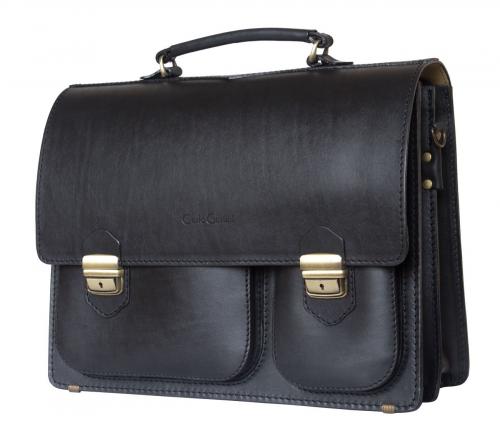 Деловой портфель мужской Fagetto black Carlo Gattini, фото 1