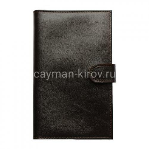 Обложка для визиток трехрядная с кнопкой Cayman, фото 1