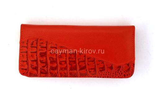 Портмоне из комбинированной кожи Cayman, фото 1