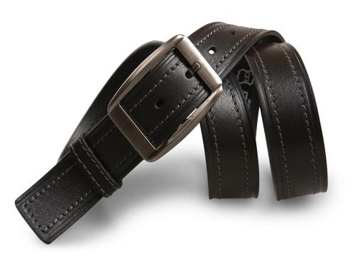 Женский ремень черный кожаный Олио Рости, фото 1